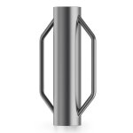 Wiltec enfonce pieux manuel ? � 14 cm ? 135 kg ? en acier ? avec poign�es ? pilon � poteau cloche enfonce ...