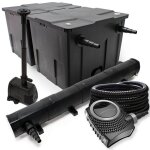 Wiltec kit complet: cbf - 350b filtre de bassin jusqu� 60000 l neo10000 pompe de filtration 10000l / ...