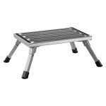 Wiltec marchepied de camping jusqu� 150 kg tabouret pliable en acier �chelle � 1 marche