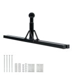 Wiltec porte - v�los pour timon jusqu?� 80 kg en acier adaptateur de montage sur timon pour remorques ...