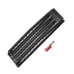 Wiltec rampe de chargement pliable 2740 x 450 mm ? capacit� de charge max. 680 kg ? en aluminium ? profil ...