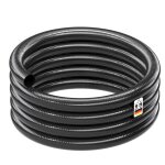 Wiltec tuyau daspiration noir ? 10 m / � 25 mm (1) / 250 g / m ? avec spirale de renforcement ? tube ...