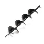 Wiltec vis sans fin de remplacement ? � 100 mm longueur 775 mm ? en fonte ? pour perceuse de sol tari�re ...