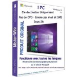 Windows 10 pro 32 / 64 bits original cl de licence franais 100% de garantie dactivation [tlchargement] ...
