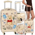 Winnie lourson valise de voyage cr�me � coque rigide valise cabine � roulettes bagage � main 54x35x20cm ...