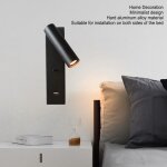 Wip liseuse murale à led applique simple et Élégante avec interrupteur port usb pour chambre Wip liseuse murale à led applique simple et Élégante avec interrupteur port usb pour chambre