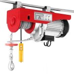Wiss - 44 * 16 * 24. 5cm 500 w 100 / 200 kg palan lectriquereuil lectrique avec cble en acier