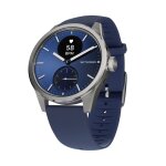 Withings scanwatch 2 hwa10 - montre connect�e unisexe 42 mm acier gris bracelet bleu gps spo2 35 jours ...