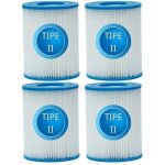 Woejgo filtre piscine pour bestway type ii cartouche filtrante pour piscine type 2 pour cartouches filtrantes ...