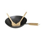 Wok campingaz culinary modular - acier - carbone antiadhrent - 30cm - gaz