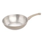Wok inox et aluminium solstice diam�tre 28 cm