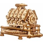 Kit de maquette - wooden city - moteur v8 - bois - pour adultes - rfrence 316