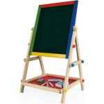 Tableau double - woomax - ardoise avec support en bois - 2 en 1 - pour enfants � partir de 3 ans - mixte ...