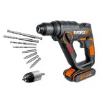 Marteau perforateur - worx wx390 h3 - 20v li - ion - 3 en 1 - sds - plus Marteau perforateur - worx wx390 h3 - 20v li - ion - 3 en 1 - sds - plus