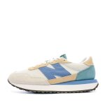 Ws237 baskets beige / bleu femme new balance