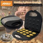 Wst joulli gaufrier multifonction 3 en 1 machine � biscuits �lectrique � g�teau aux noix