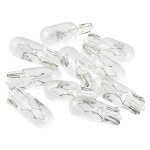 Ampoule tableau de bord x autohaux 10pcs ampoules pour tableau de bord lumi�re jaune dc 12 v t10 w5w ...