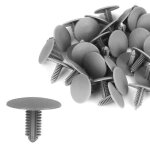 Rivet v�hicule x autohaux 40pcs 6mm trou diam�tre rivets boulon plastique clips garde - boue gris pour ...