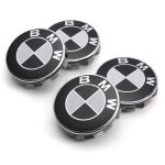 X4 centres de roue 68mm noir blanc emblème bmw cache moyeu réf no:36136783536 X4 centres de roue 68mm noir blanc emblème bmw cache moyeu réf no:36136783536