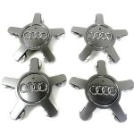 X4 centres de roue gris embl�me audi cache moyeu - 4f0601165n