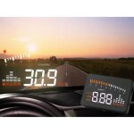 X5 afficheur voiture head up display hud t�te haute affichage obd2 obdii de vitesse niveau de carburant ...