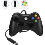 Xbox 360 manette filaire de 1. 5m double vibration usb gamepad contrleur pour xbox 360 / pc / windows ...