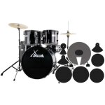 Xdrum rookie 22 batterie noir standard avec set de sourdines.