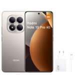 Xiaomi redmi note 15 pro 4g 12go ram 512go rom titanium avec original chargeur xiaomi 67 w