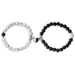 Xjydncg bracelet magn�tique couple en pierre naturelle - r�glable bracelet damiti� pour hommes et femmes ...