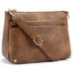 Xjydncg sac bandouli�re femme grand capacit� - cundf04 - marron