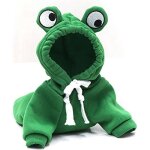 Xl - manteau dhiver chaud pour chien - joli sweat � capuche vert veste en laine pour bouledogue fran�ais ...