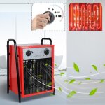 Xmtech chauffage radiateur soufflant électrique 9000w 400v avec 3 niveaux de chauffage et protection ... Xmtech chauffage radiateur soufflant électrique 9000w 400v avec 3 niveaux de chauffage et protection ...