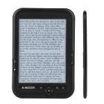 Xuyan liseuse numrique e - book reader portable 6 pouces 8 go 800x600 300dpi avec etui - noir