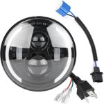 Xuyan phare rond 150w 7 pouces led halo light pour moto