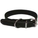 Yago collier en cuir souple et r�glable pour petit chien taille s 26 - 32 cm coloris noir