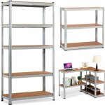 Yaheetech 180x90x40cm etagère de rangement metallique sans boulon Étagère datelier garage cuisine 5 niveaux ... Yaheetech 180x90x40cm etagère de rangement metallique sans boulon Étagère datelier garage cuisine 5 niveaux ...