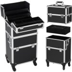 Yaheetech mallette maquillage valise cosmetique - noir