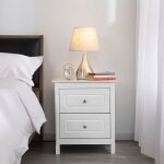 Yaheetech table de chevet table de nuit avec 2 tiroirs de rangement table dappoint baroque en bois blanc ... Yaheetech table de chevet table de nuit avec 2 tiroirs de rangement table dappoint baroque en bois blanc ...