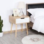 Yaheetech table de chevet table de nuit dappoint scandinaves table à café bout de canapé en bois 1 tiroir ... Yaheetech table de chevet table de nuit dappoint scandinaves table à café bout de canapé en bois 1 tiroir ...