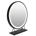 Yalurui miroir maquillage lumineux avec led miroir de table sur pieds miroir cosm�tique avec lumi�re ...