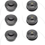 Yaobluesea 6 x double fil bobine t�te pour d�broussailleuse avec astuce automatique double fil t�te fil ...