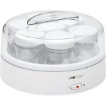 Yaourtire - clatronic - jm 3344 - 7 pots - 160 ml - blanc