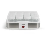 Yaourtire fromagre livoo - 12 pots - bac avec gouttoir pour fromage blanc