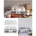 Yaourti�re fromag�re - livoo - wdop156 - 12 pots verre 210 ml - bac �gouttoir 12 l - programmable 215 ...
