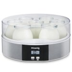 Yaourtire hkoenig - ely70 - capacit 7 pots de 160ml - programmable jusqu 15h - 15w