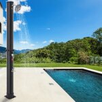 Ygongmyl 217cm douche de jardin solaire - pas besoin d�lectricit� - pommeau de douche et douche de pied ...