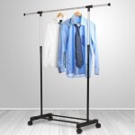 Ygongmyl portant penderie  vtement extensible sur roulettes - hauteur: 90 - 158cm / largeur: 80 - 145 ...