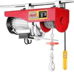Palan lectrique  traction - yipeema - 500 w - capacit 200 kg - norme europenne - rouge