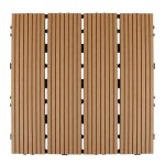 Yis dalles de terrasse en composite bois - plastique dalles de jardin modular - 22 pièces - l: 30 cm ... Yis dalles de terrasse en composite bois - plastique dalles de jardin modular - 22 pièces - l: 30 cm ...