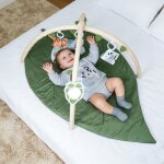 Yiyi. tapis d�veil pour b�b� motif feuilles adapt� aux nouveau - n�s 142 x 90 x 50 cm vert